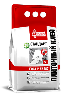 Клей плиточный "Стандарт" 5кг (1/200шт)